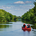 Canoeing Couple - Biscayne National Park - Florida